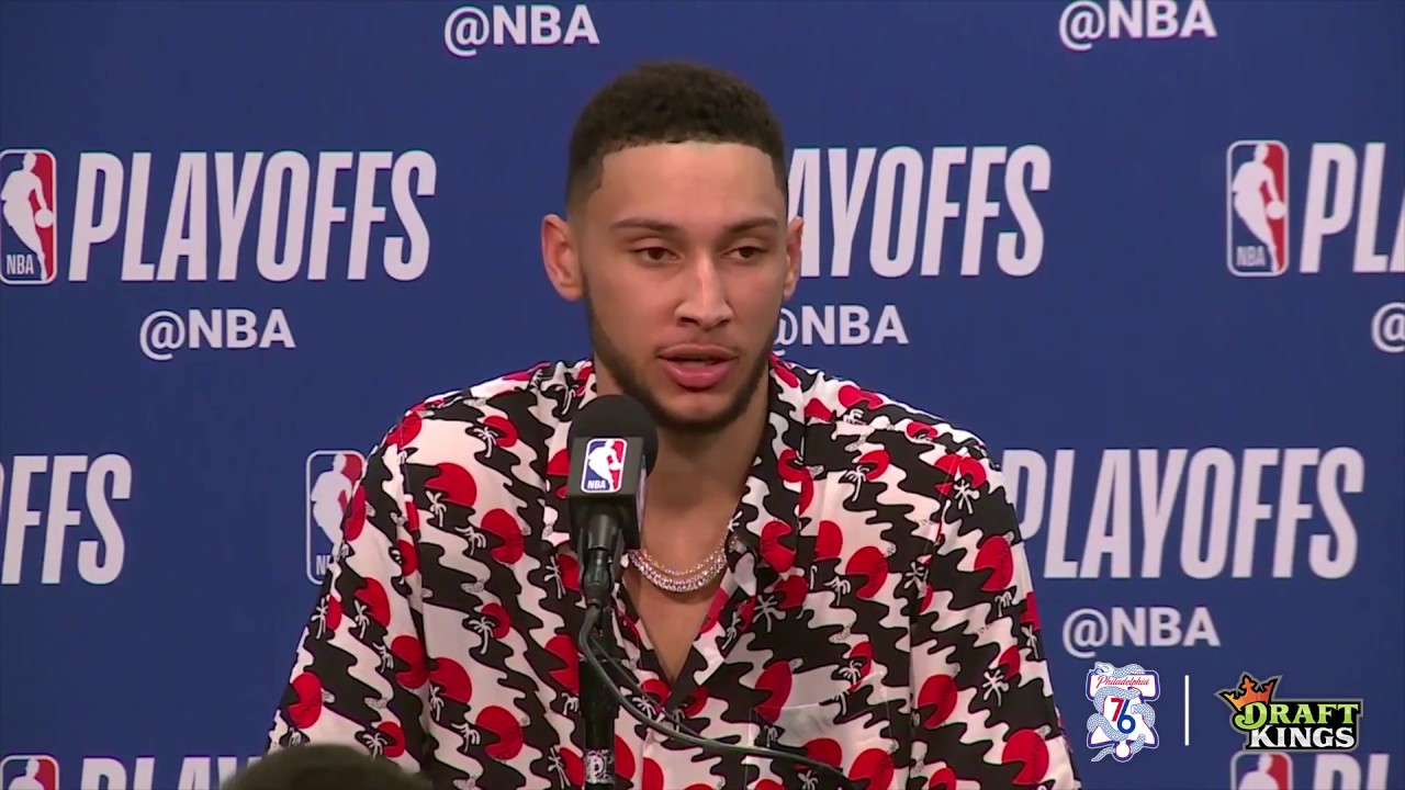Ben Simmons | Postgame vs Heat (4.14.18) background