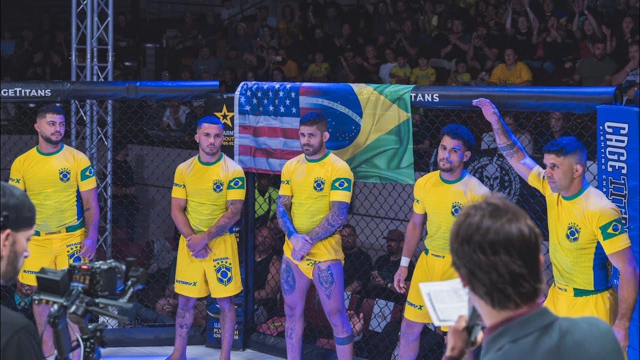 Brazil 🇧🇷 vs USA 🇺🇸 | Grappling Titans World Cup | QUINTET Team Battle