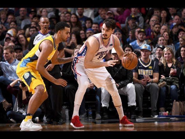 Dario Saric | Highlights vs Nuggets (12.30.17) 20 Pts, 9 Rebs, 6 Asts, 1 Blk background