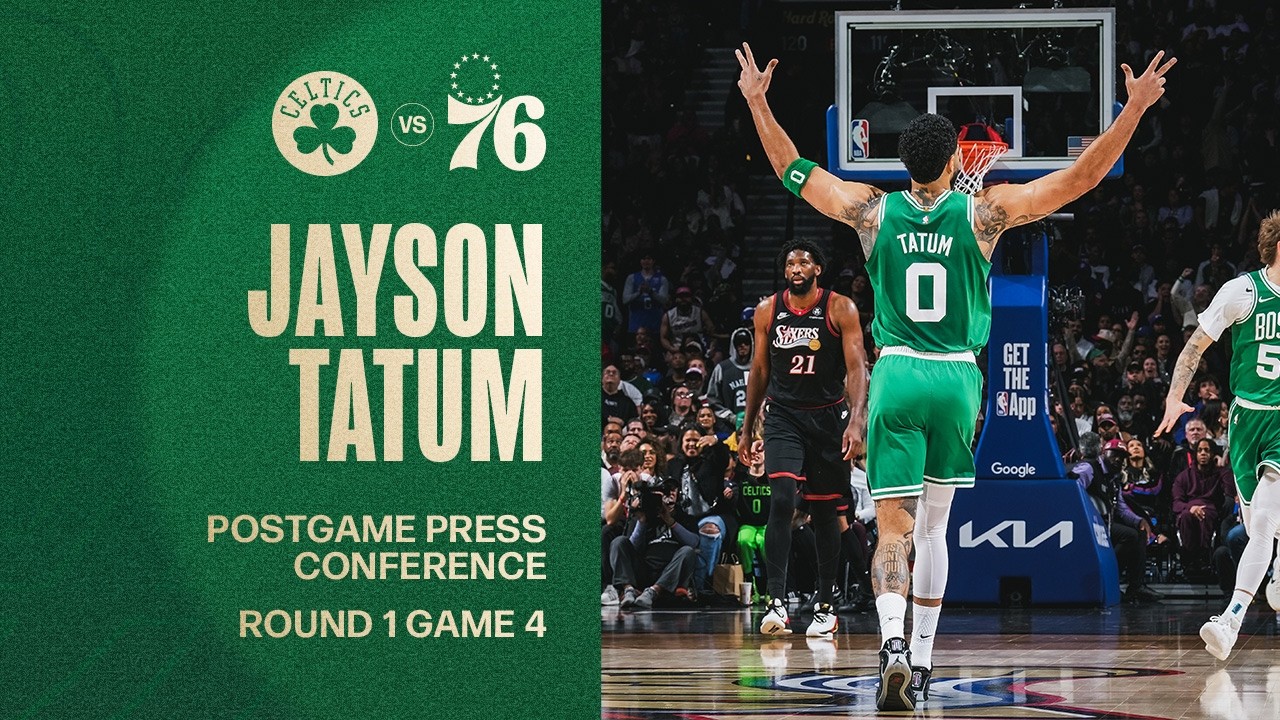 Jayson Tatum Postgame Media Availability: Round 1 Game 3 vs. Philadelphia 76ers