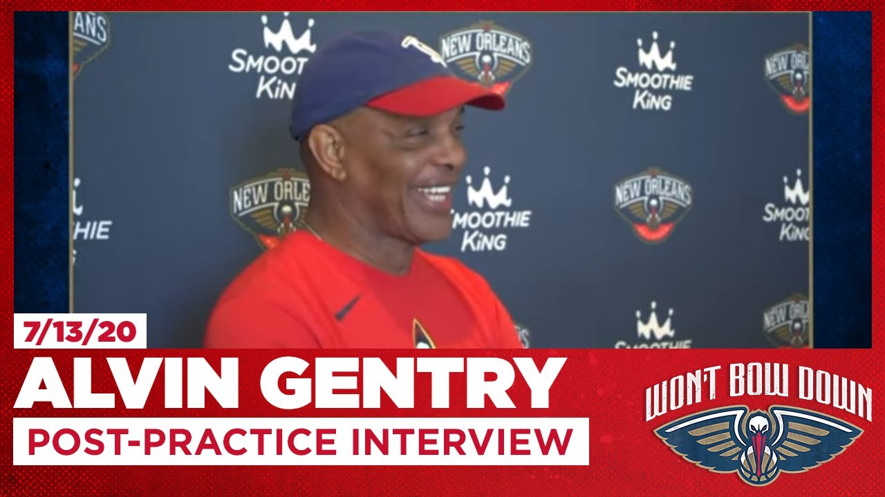 Pelicans HC Alvin Gentry on Lonzo Ball's Progression | Pelicans Practice background