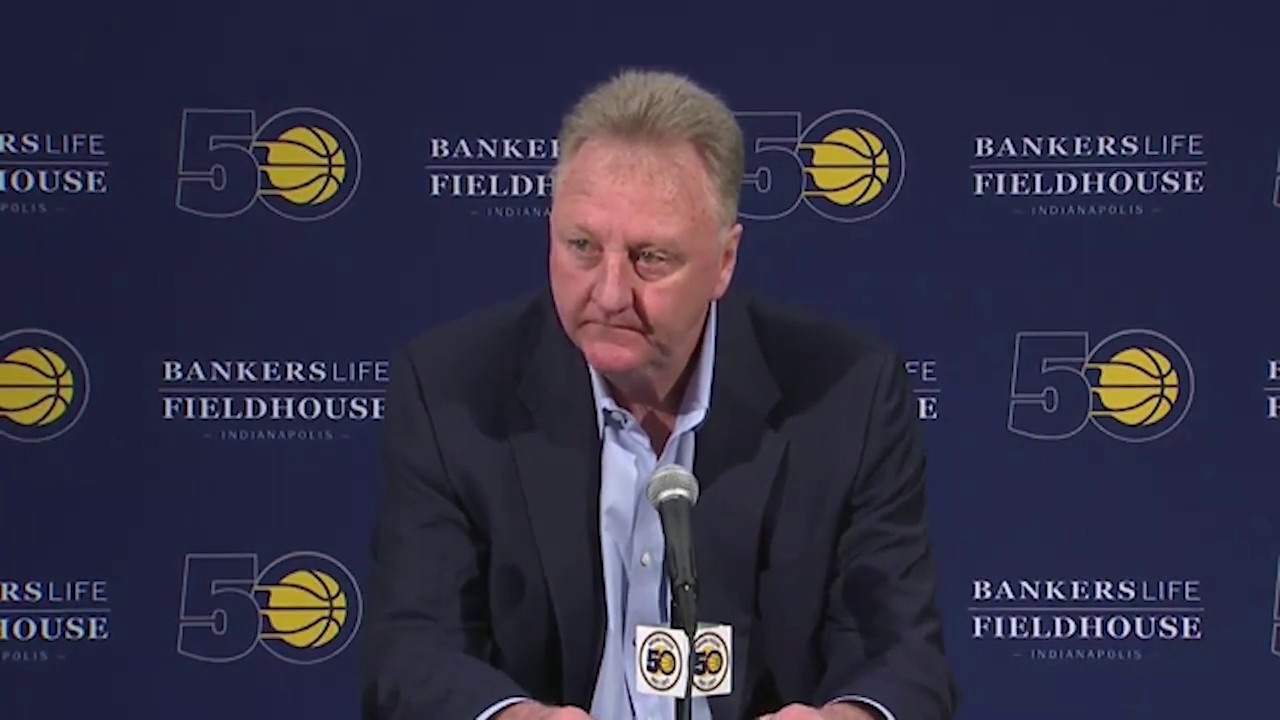 Larry Bird Press Conference - May 1, 2017 background