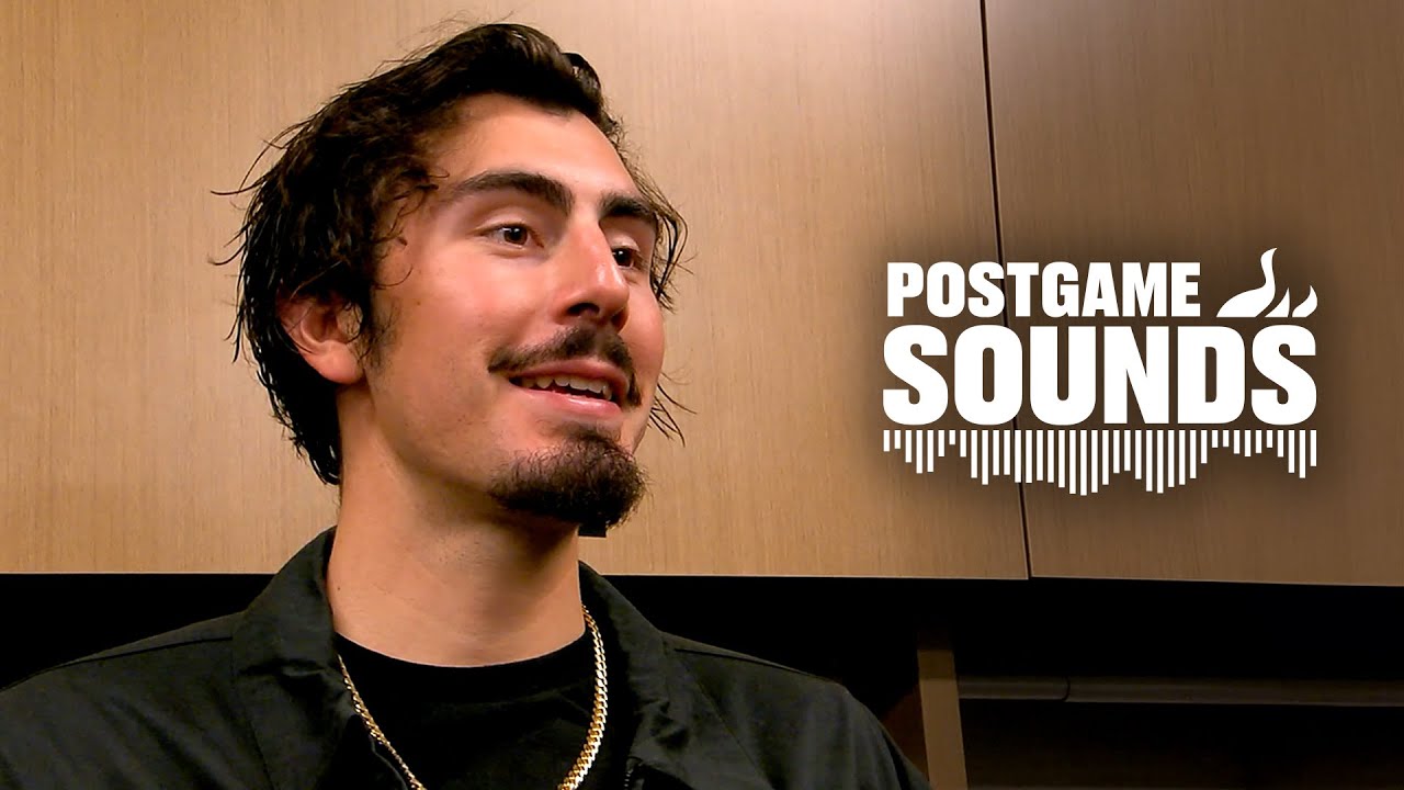 Jaime Jaquez Jr., Nikola Jović, Bam Adebayo, Erik Spoelstra | Postgame Interviews | October 24, 2025 background