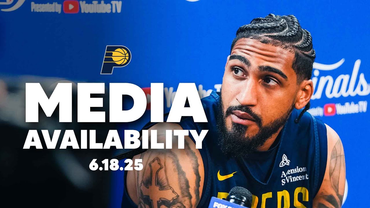 Indiana Pacers NBA Finals Media Availability | June 18, 2025 background