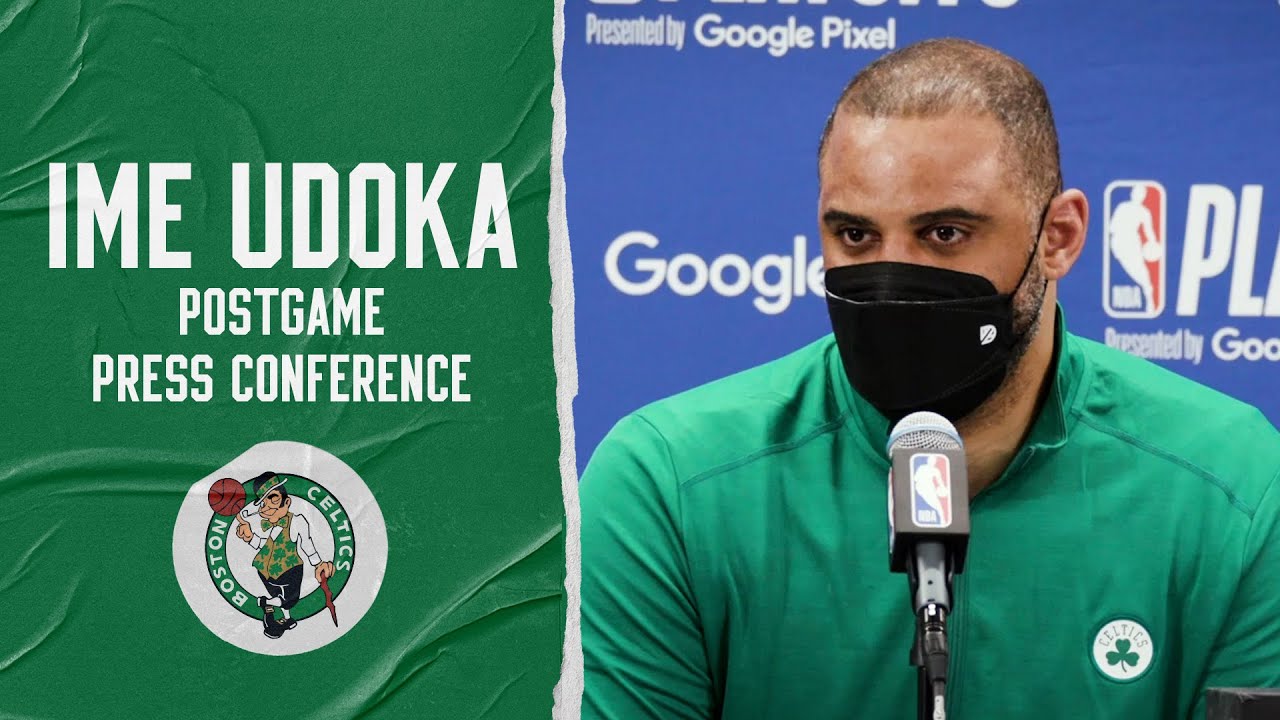 Celtics Head Coach Ime Udoka Breaks Down Our Game 7 Victory Over The Milwaukee Bucks background