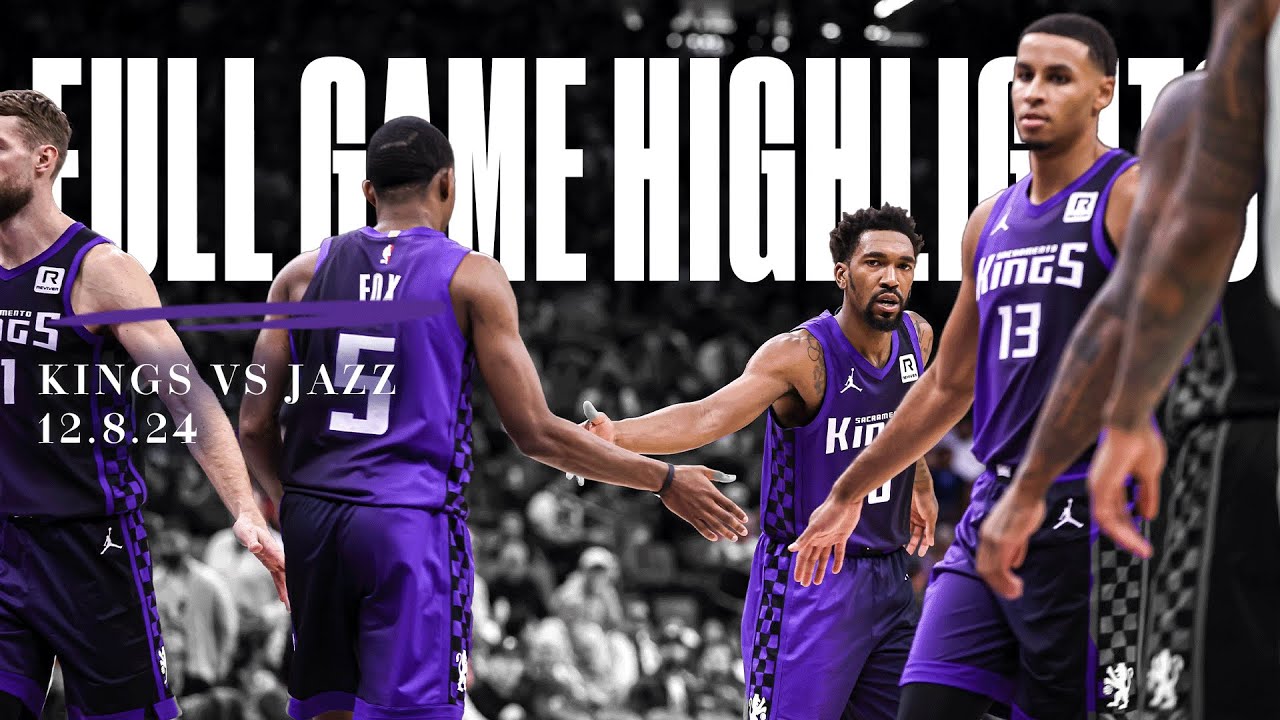 KINGS TURN DOWN THE JAZZπ΅ | 12.8.24 background
