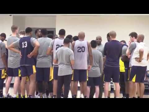 Pacers on Facing LeBron James background