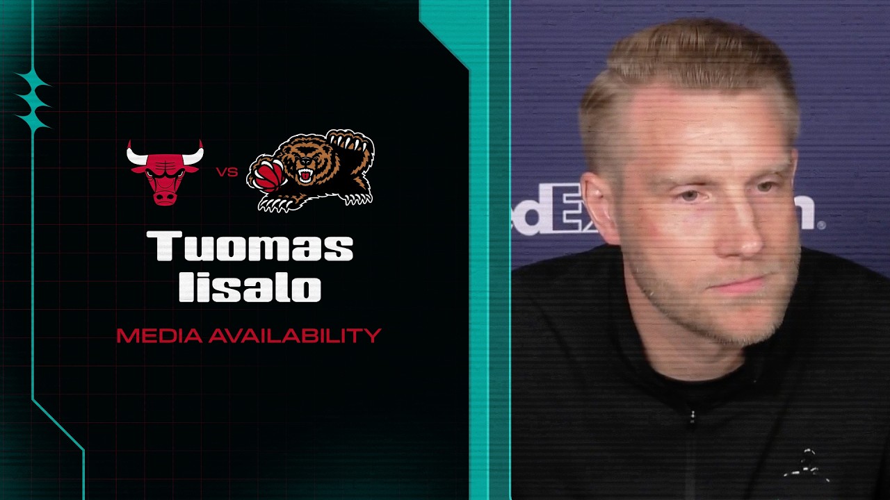 Tuomas Iisalo Press Conference | Grizzlies vs. Bulls