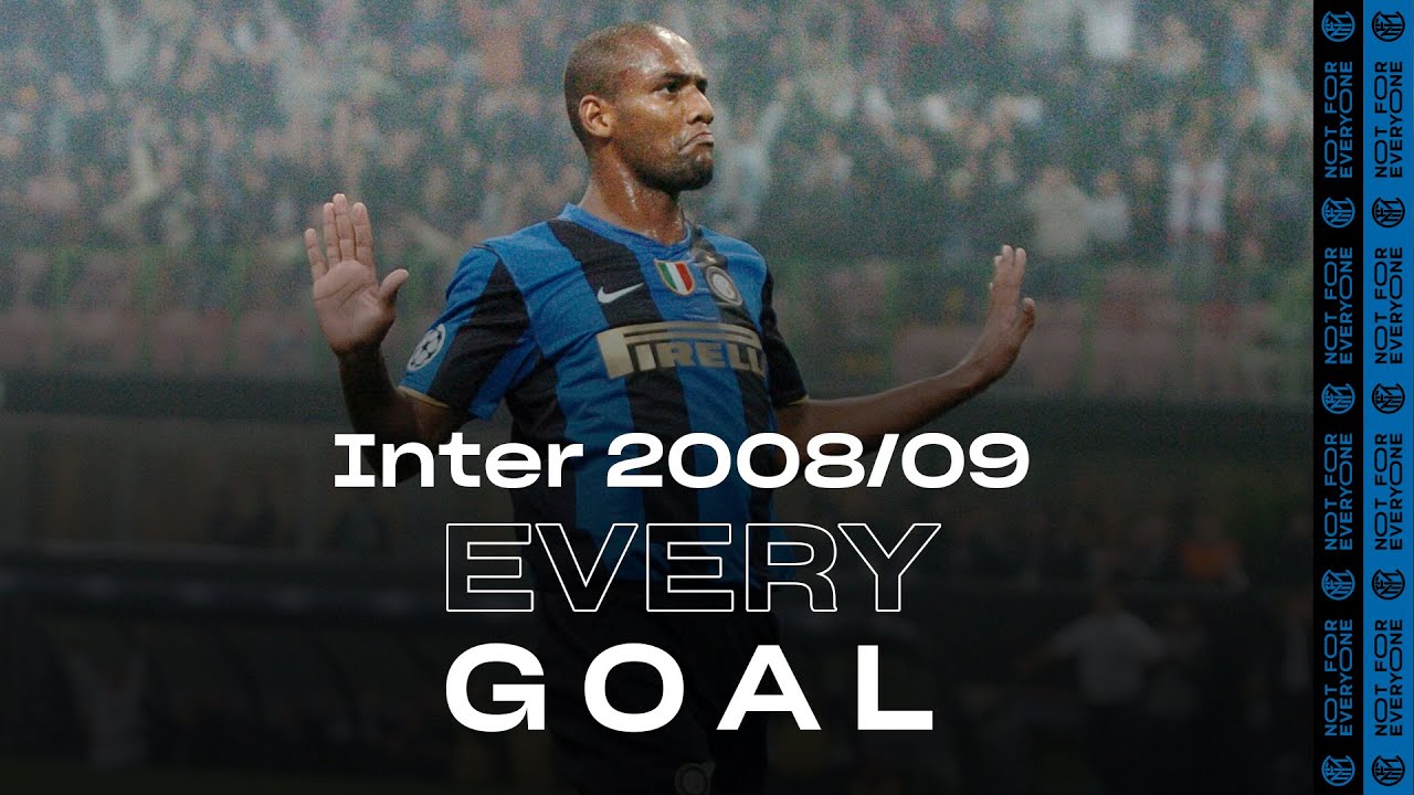 EVERY GOAL! | INTER 2008/09 | Ibrahimovic, Balotelli, Maicon, Adriano, Figo and many more... ⚽⚫🔵 background