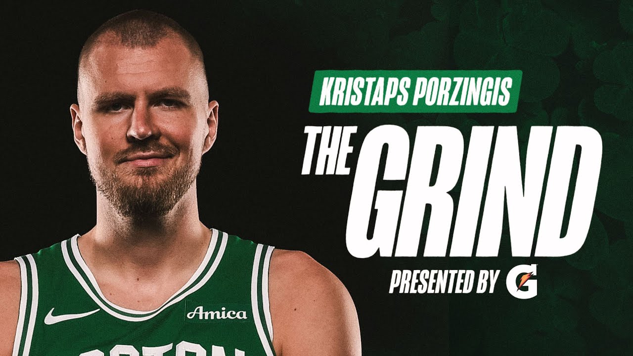 Kristaps Porzingis details his battle back to the parquet | The Grind background
