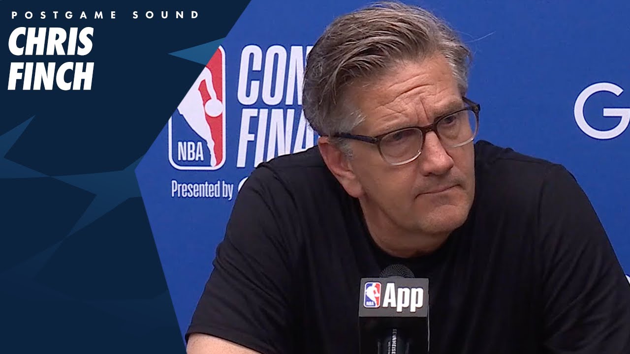 “We All Wanted To Win It All For Mike." | Chris Finch WCF Game 5 Postgame Sound | 05.28.25