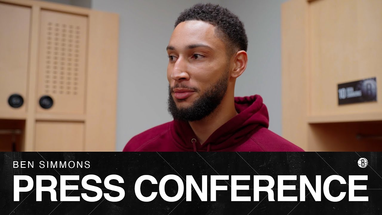 Ben Simmons | Post-Game Press Conference | Brooklyn Nets vs. Los Angeles Lakers background
