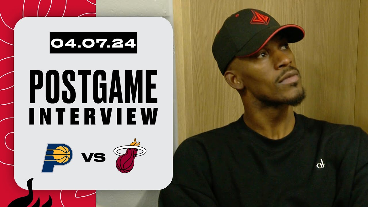 Postgame Interview: Bam Adebayo, Jimmy Butler, Tyler Herro, Terry Rozier III background