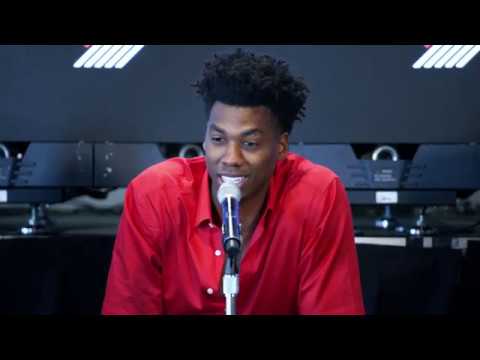 Hassan Whiteside Introductory Press Conference background