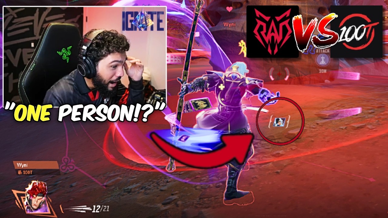 Wyni Gambit Ults 1 PERSON! | 100T vs RAD | Midseason Finals Play-ins