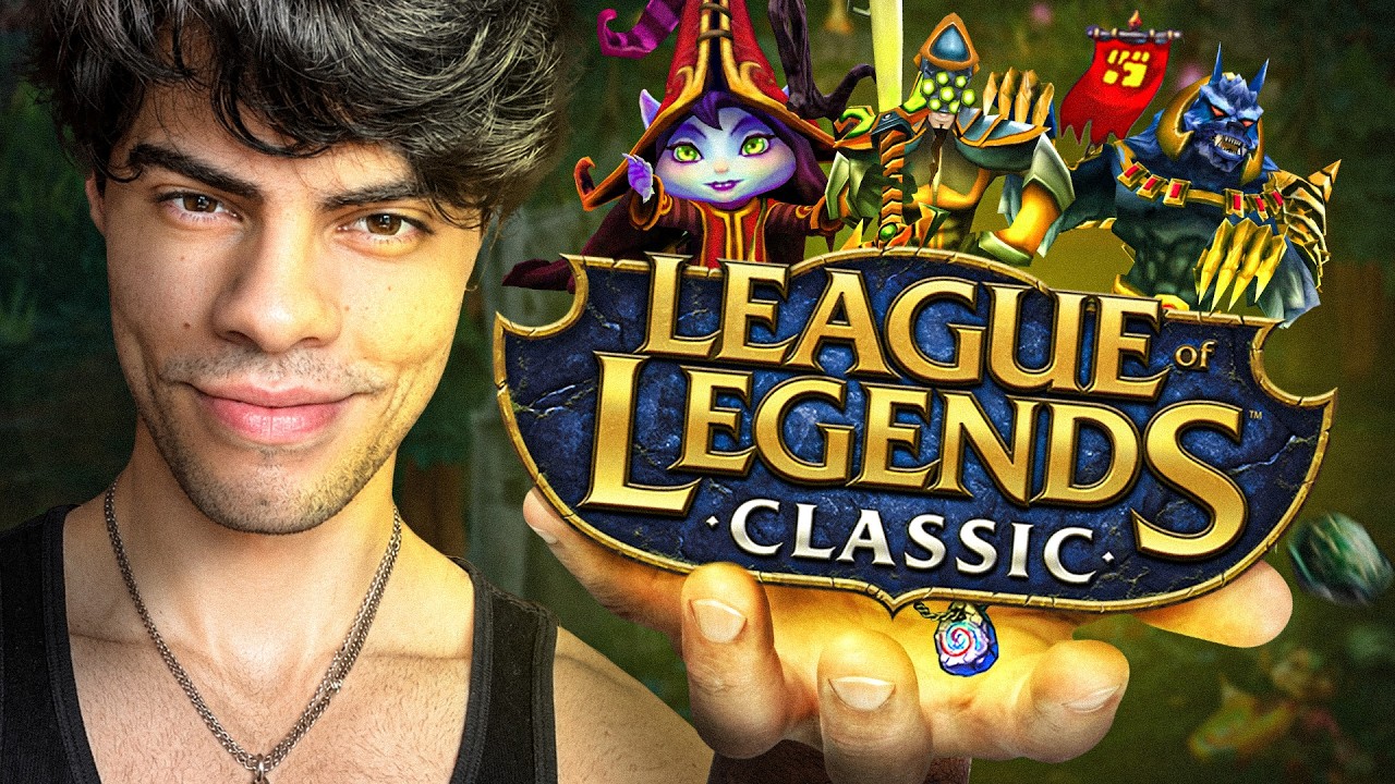 I Tried League of Legends Classic For The First Time background