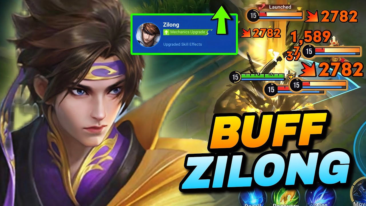 BUFF ZILONG INSANE BURST COMBO DAMAGE & SEMI TANK BUILD JUNGLE DOMINATION! | HONOR OF KINGS
