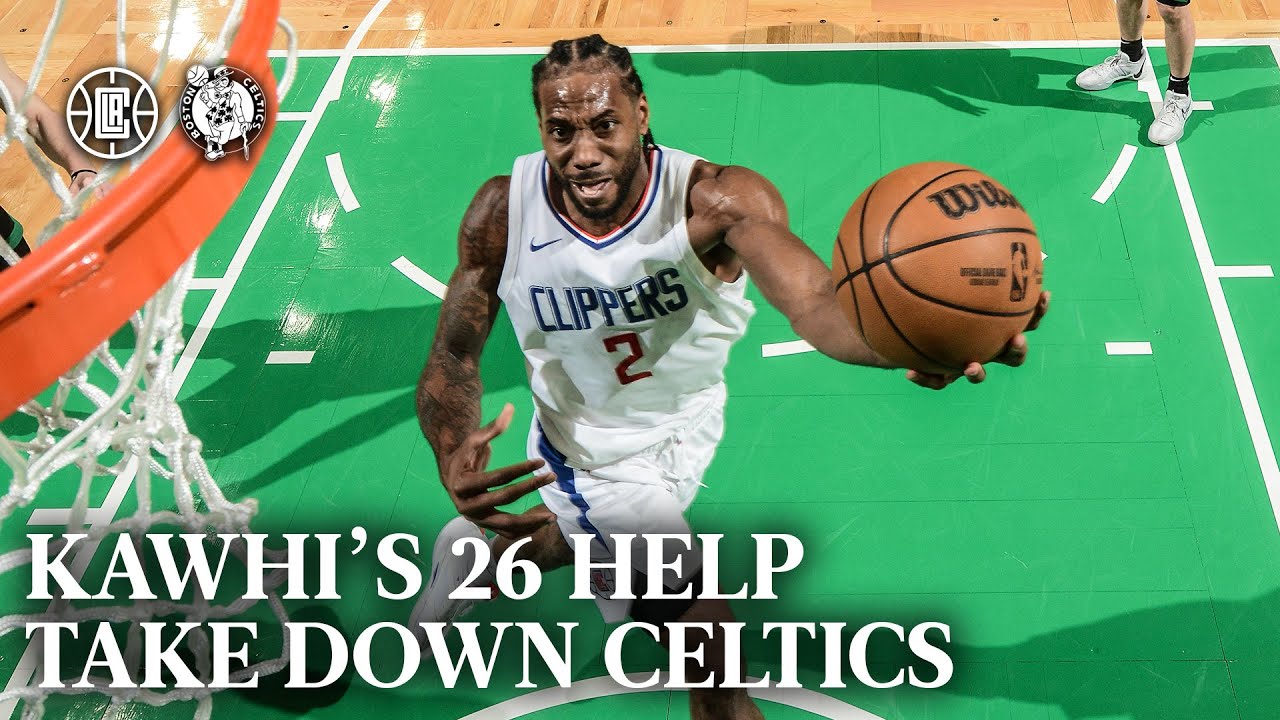 Kawhi Leonard 26 PTS vs. Celtics Highlights | LA Clippers background