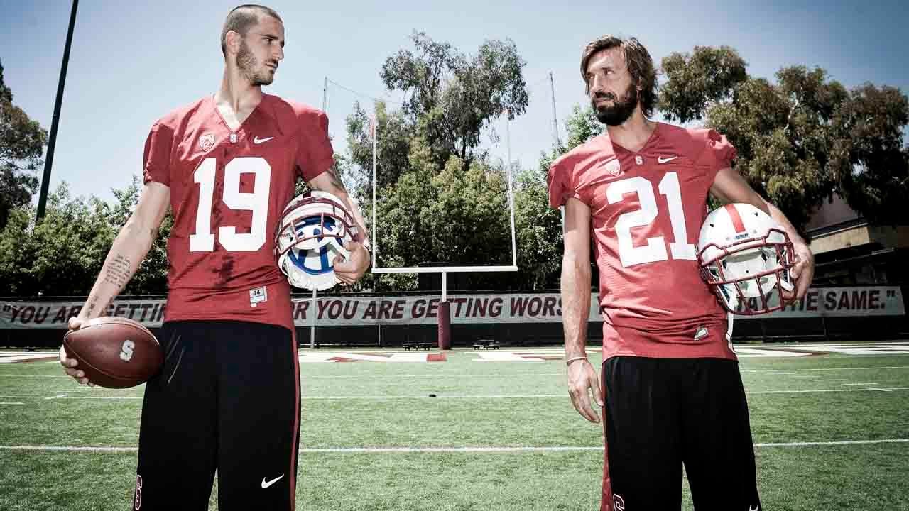 Juventus try out at Stanford Cardinal background