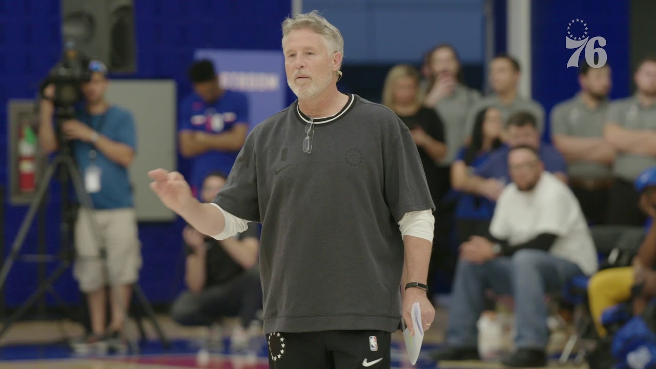 Brett Brown Coaches Clinic background