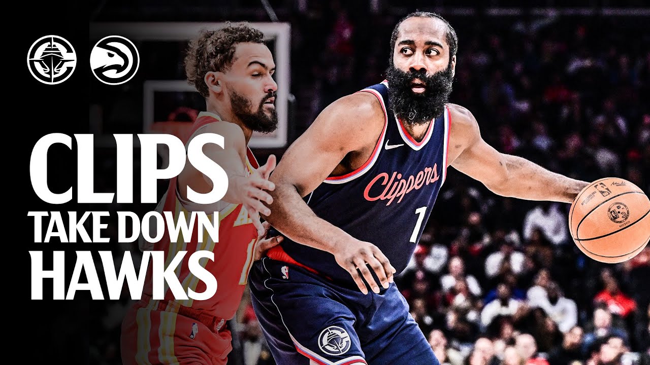 Clippers Win Over Hawks Highlights | LA Clippers background