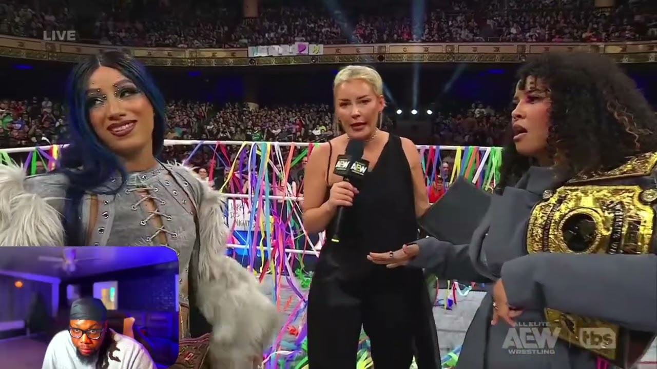 Willow Nightingale AEW Women's Championship Celebration | AEW Dynamite Wrestling Reaction
