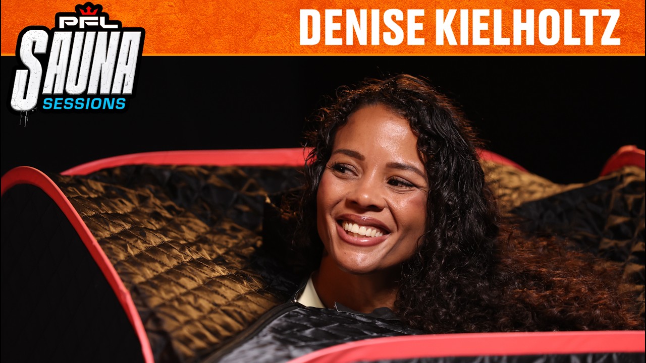 Denise Kielholtz on shocking the world at PFL New York against Dakota Ditcheva | PFL Sauna Sessions background