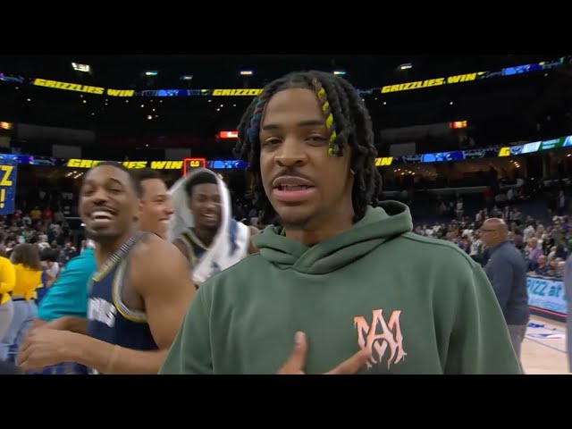 MEMvMIL: De'Anthony Melton walkoff interview 3.26.22 background