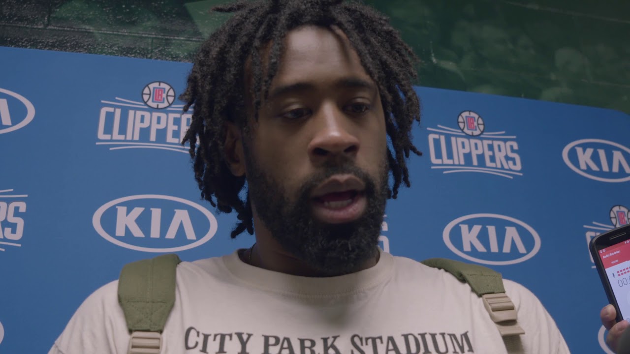 DeAndre Jordan Shootaround Sound | 10/3/17