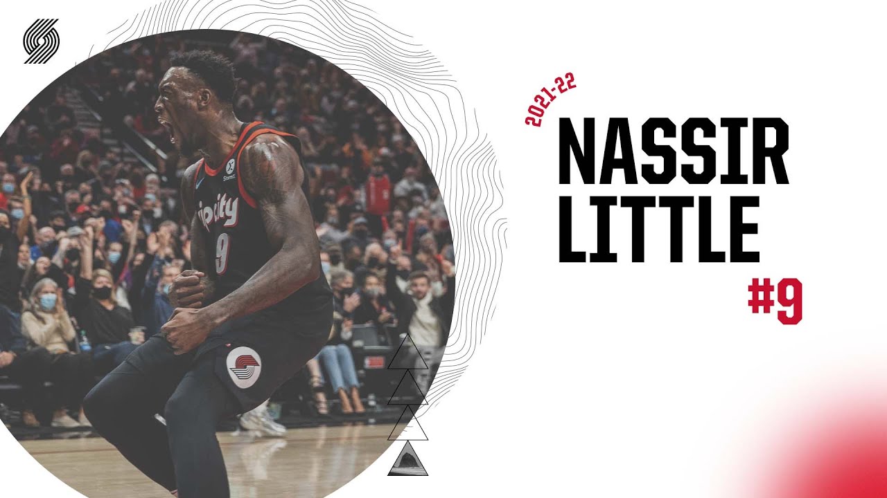 Nassir Little 2021-22 Season Highlights | Portland Trail Blazers background