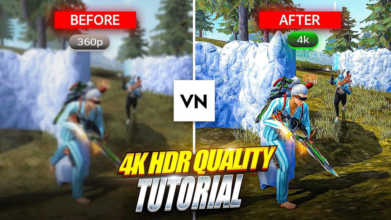How To Increase Free Fire Video Quality In VN App π€―