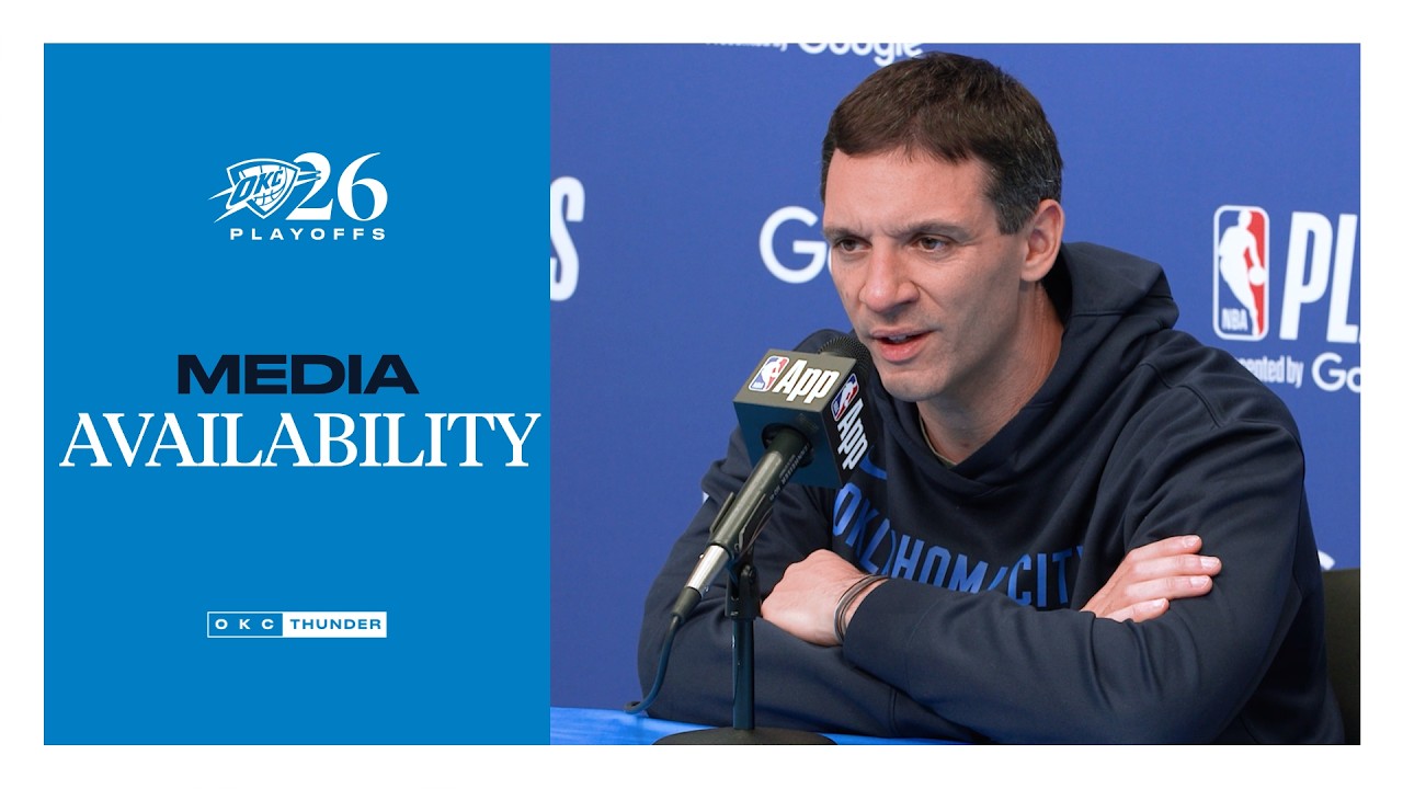 Coach Daigneault on Game 1 Win | Playoffs | WCS Game 1 | Postgame Media | May 5, 2026