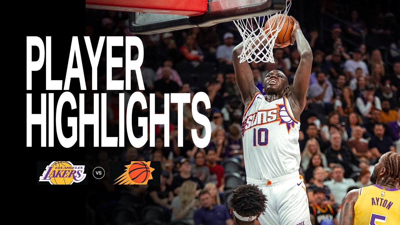 Dunks, shot making & more, Khaman Maluach shows out in preseason finale for Phoenix Suns | 10-14-25 background