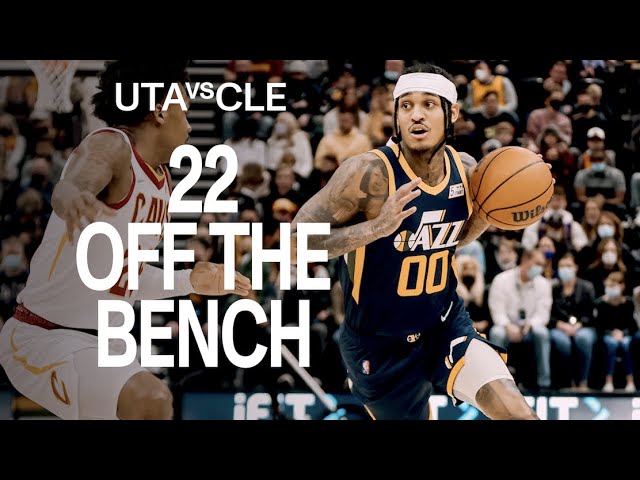 Jordan Clarkson goes for 22 against his former team | UTAH JAZZ background