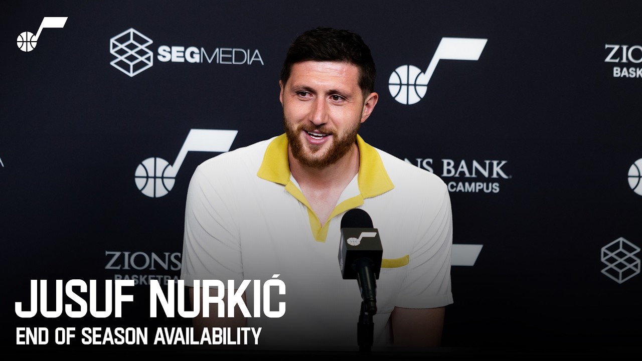 JUSUF NURKIĆ 2025-26 End of Season Media Availability 🎙️ | UTAH JAZZ