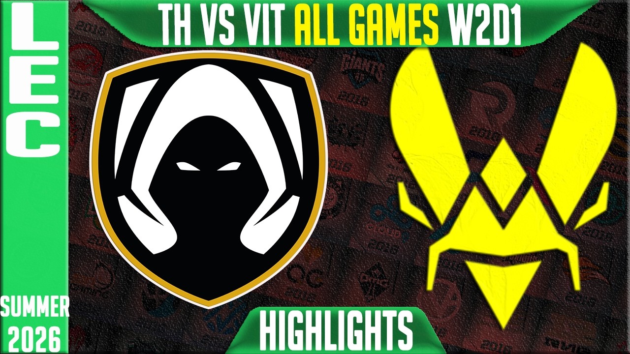 TH vs VIT Highlights ALL GAMES | LEC Summer 2026 W2D1 | Team Heretics vs Team Vitality background