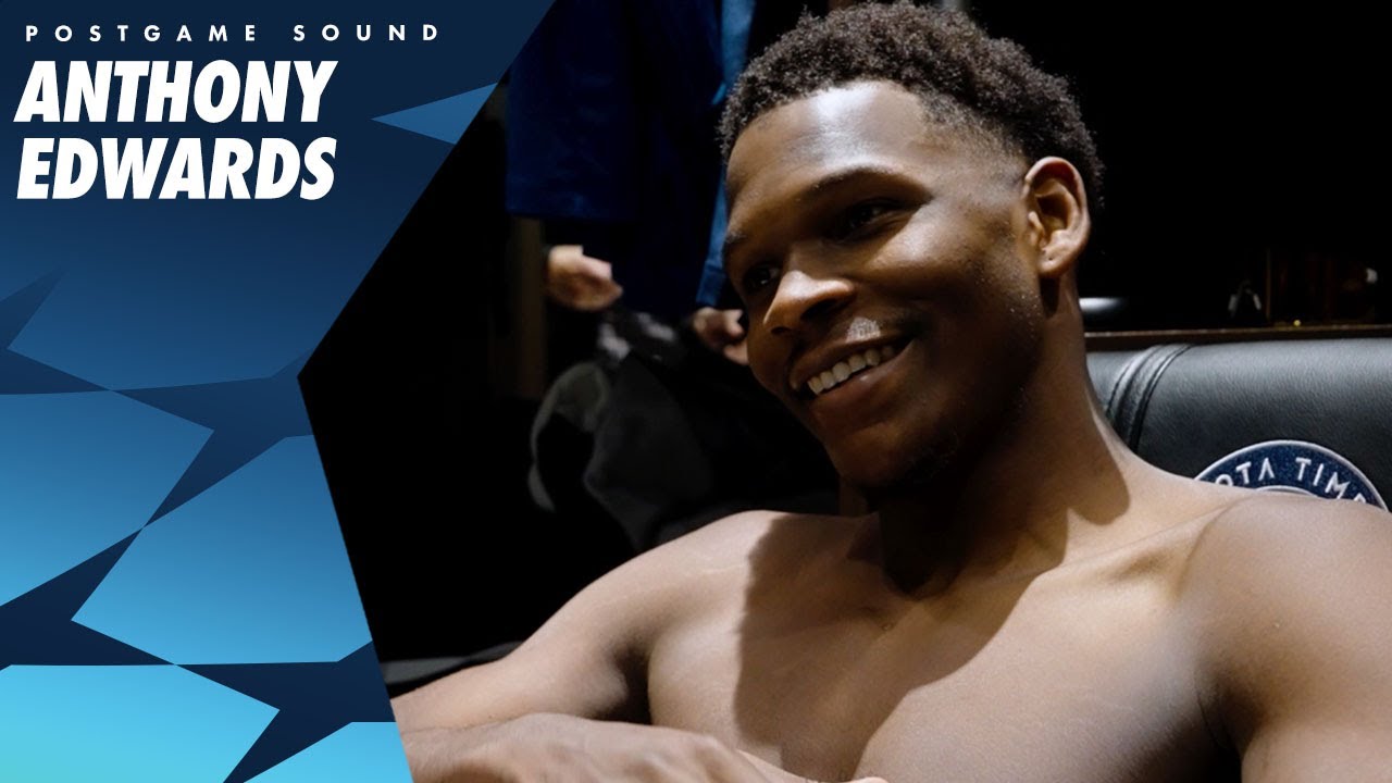 "I Work So Hard On My Trey Ball So Im Not Shocked." | Anthony Edwards Postgame Sound | 11.08.24