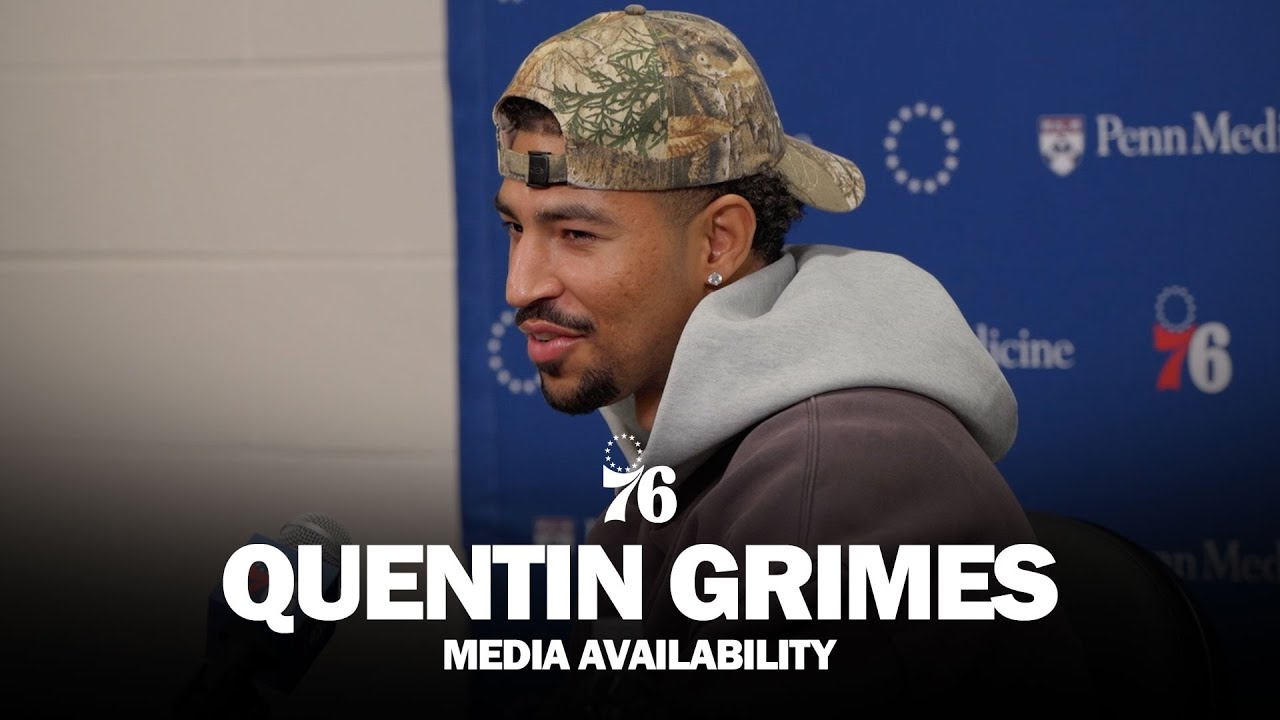 Philadelphia 76ers Postgame Media Availability ๐๏ธ | Quentin Grimes | 11.11.25 background