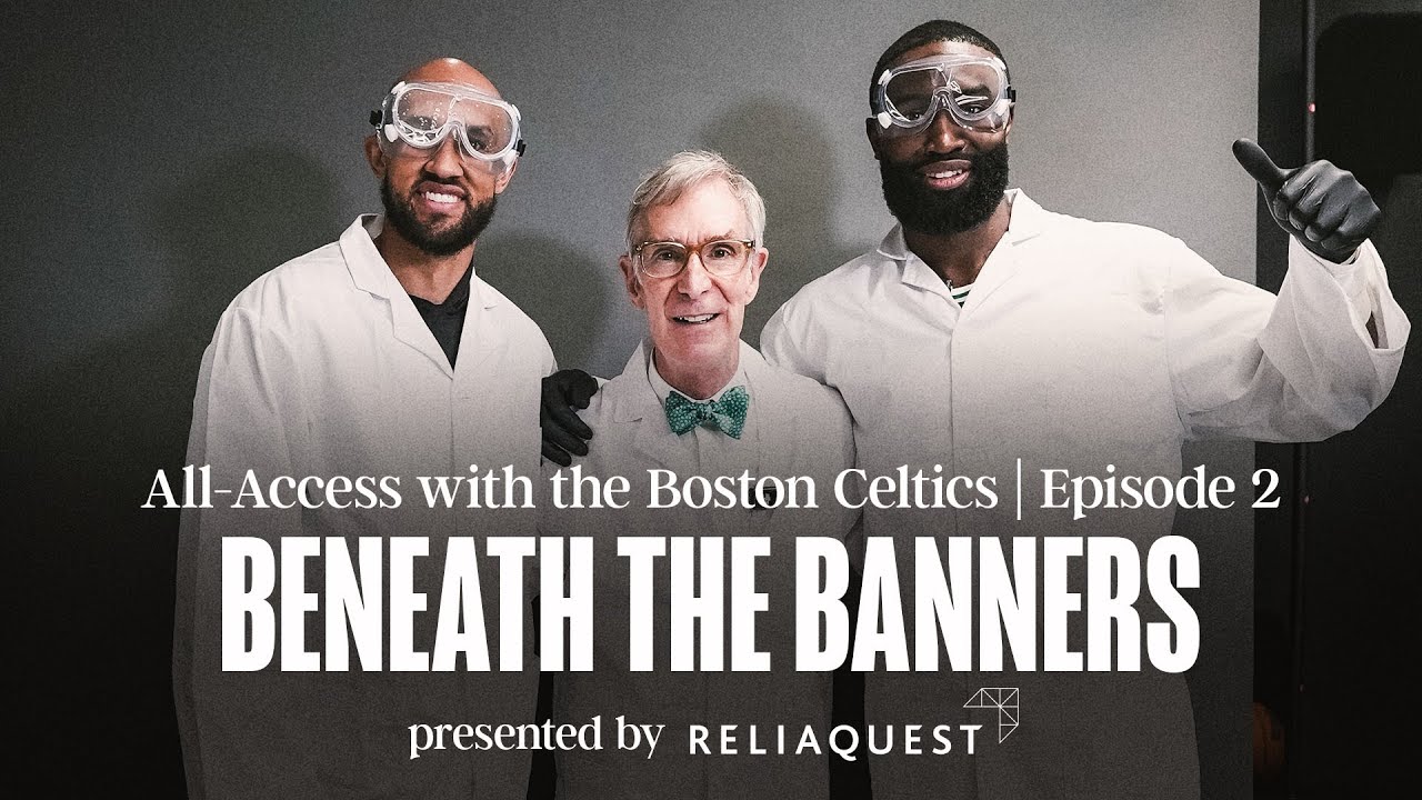 Celtics All-Access: Bill Nye science experiments with Jaylen Brown & Derrick White, Patriots game