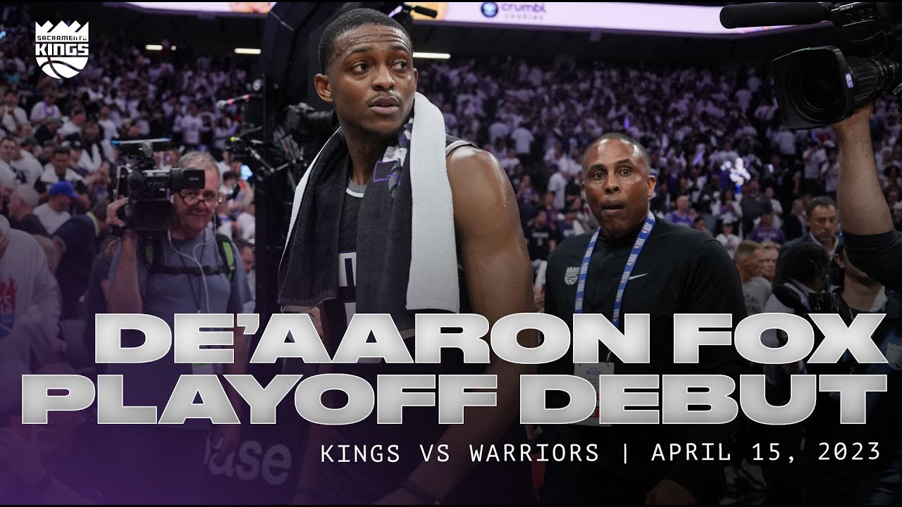 Fox Drops 2nd Most Points in NBA HISTORY in Playoff Debut | Kings vs Warriors 4.15.23