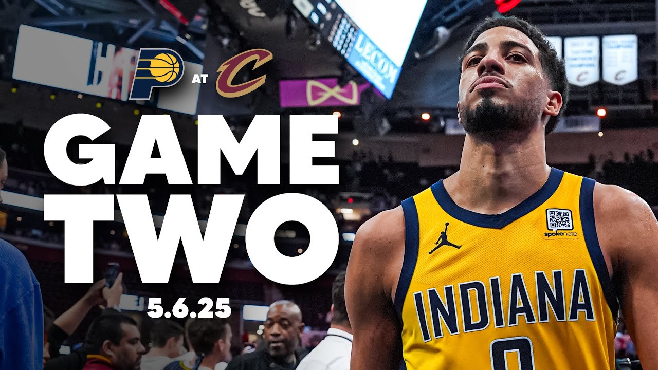 Pacers at Cavaliers Game 2: The Movie background