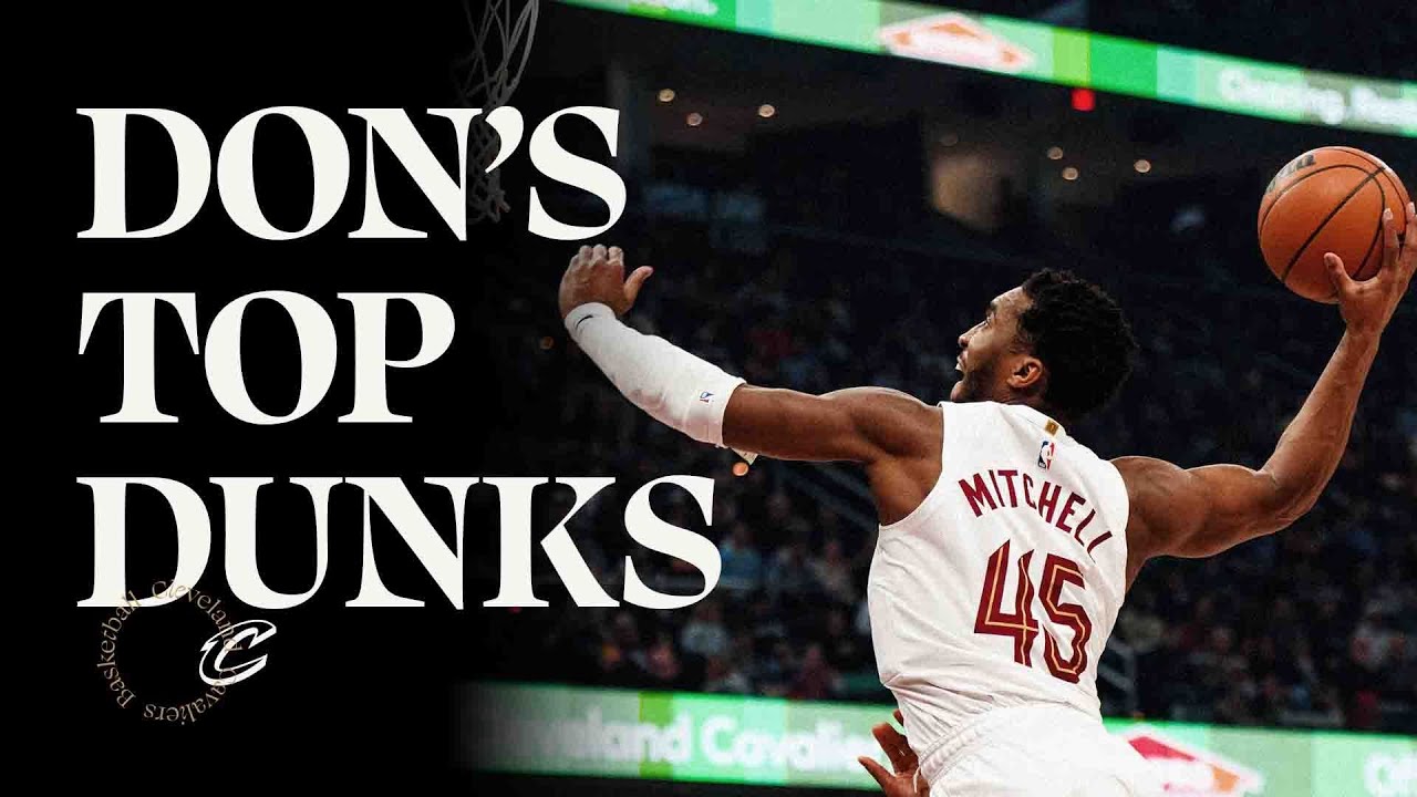 2024-25 Donovan Mitchell Top Dunks background