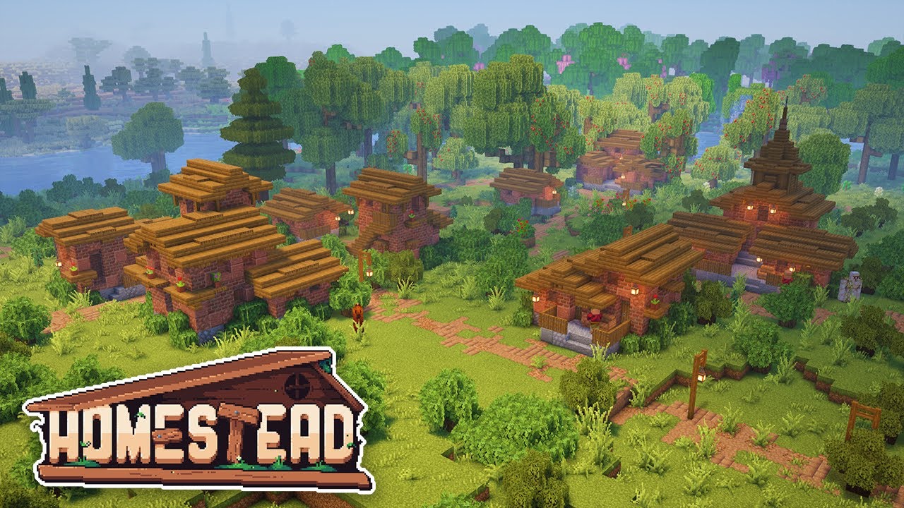 A New Minecraft World! - Homestead Modpack - Episode 1 background