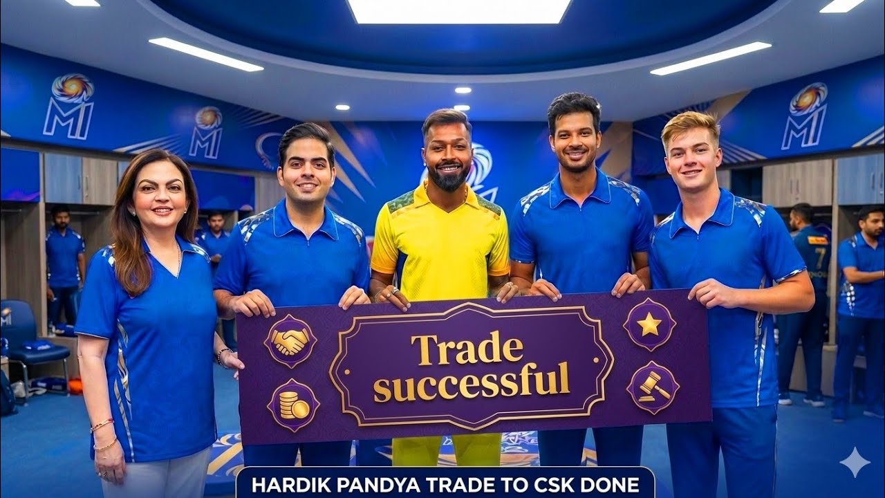 Hardik Pandya Joined CSK After Trade in Place of Shivam Dube & Dewald Brevis | Hardik Pandya Trade