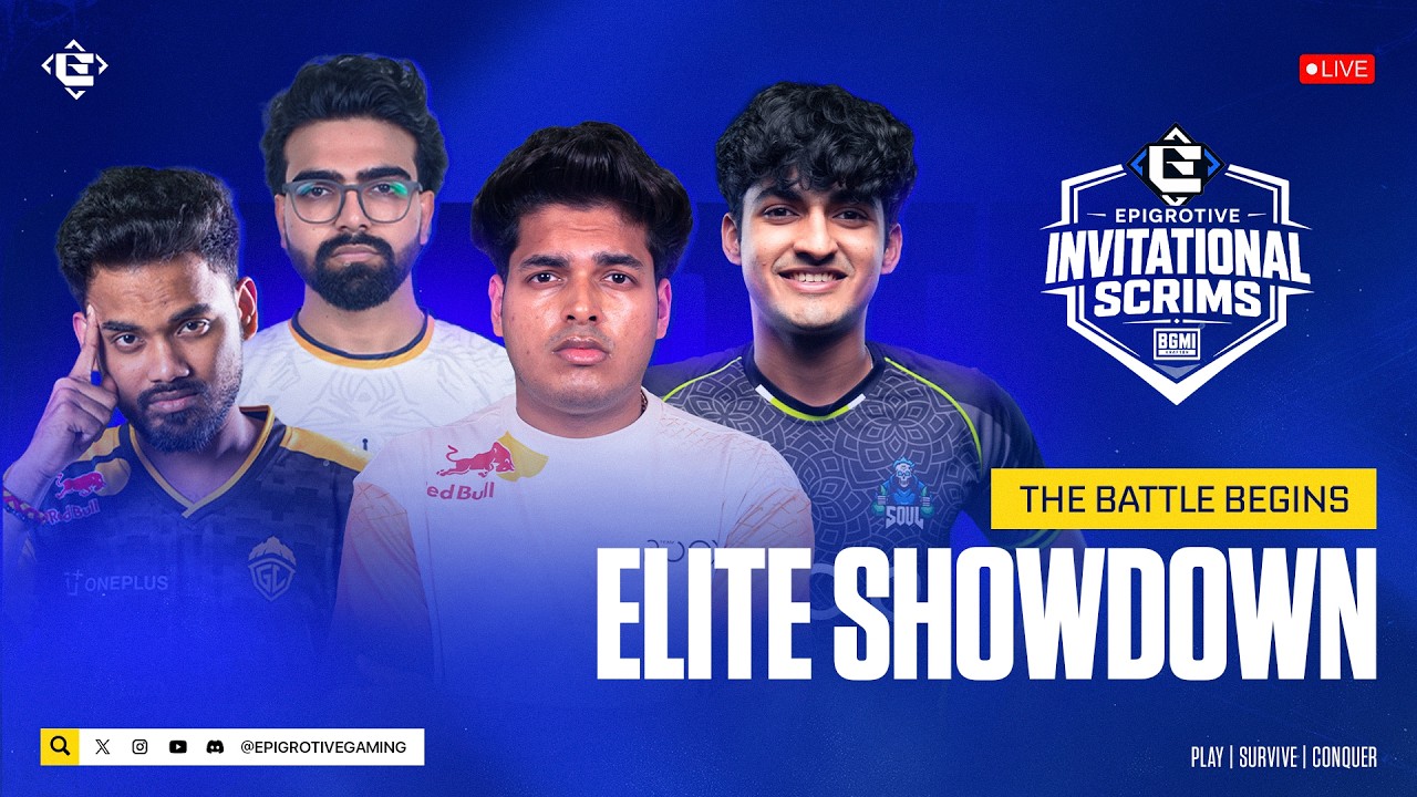 Epigrotive Invitational Scrims Elite Showdown | FT. #Apexgaming #soul #divinegaming #8bit background