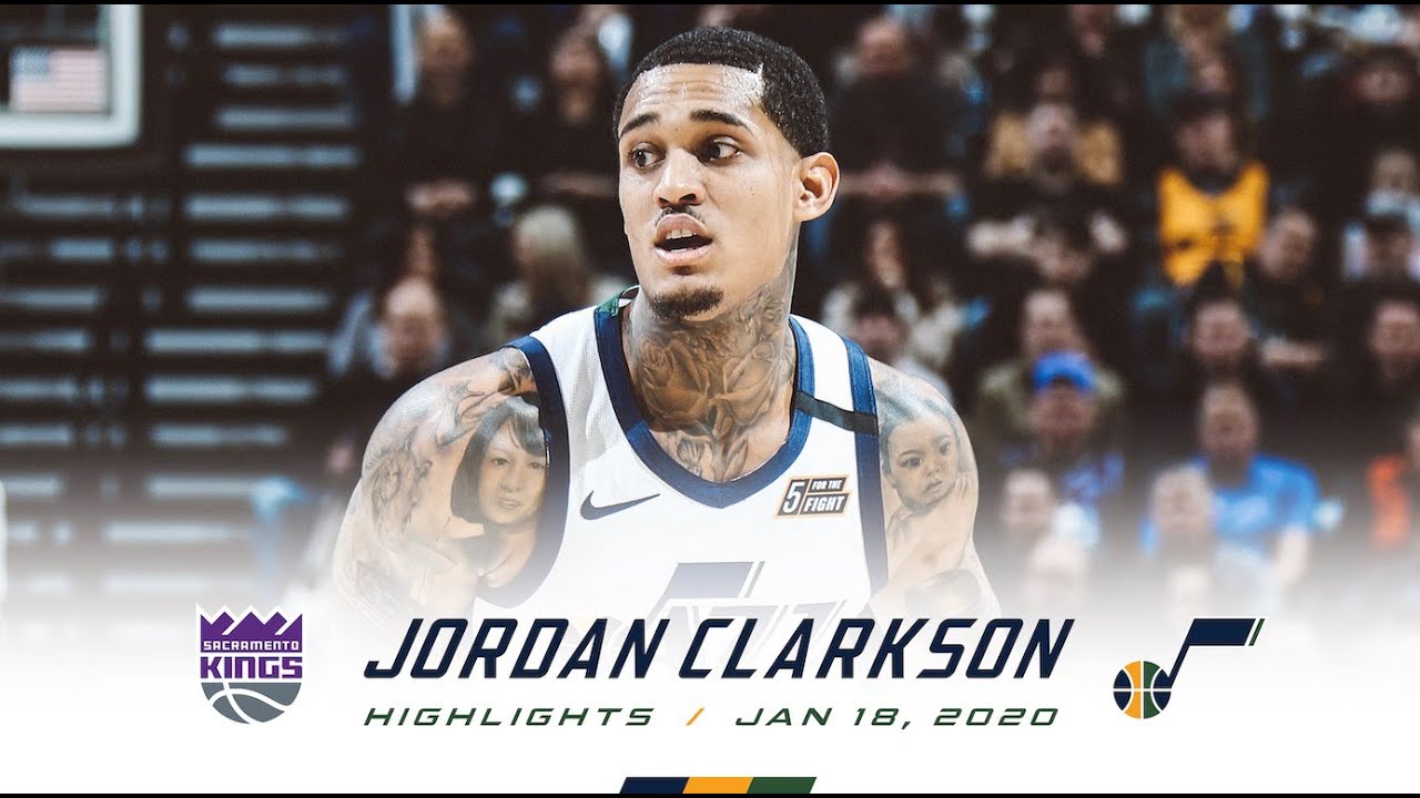Jordan Clarkson 20 points Highlights vs Sacramento Kings background