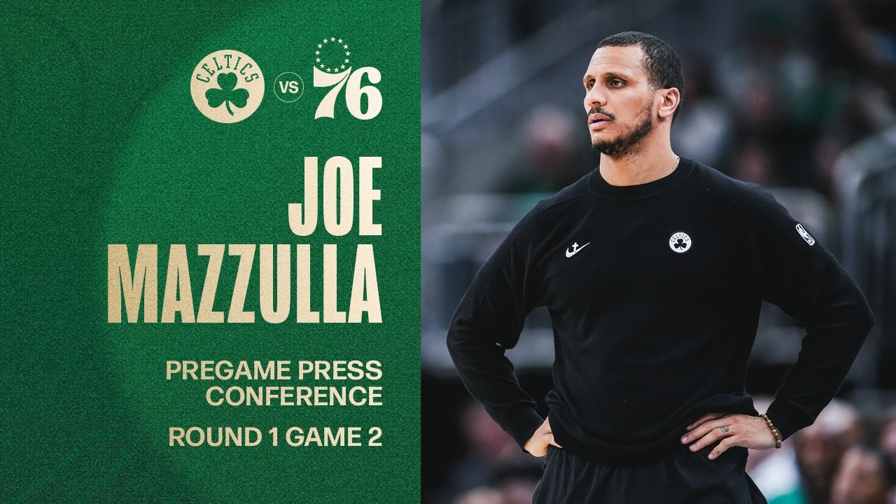 Joe Mazzulla Pregame Media Availability: Round 1 Game 2 vs. Philadelphia 76ers