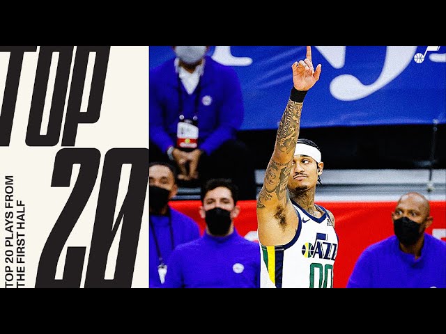 Jordan Clarkson SPINS MCW in our TOP PLAYS of the first half | UTAH JAZZ