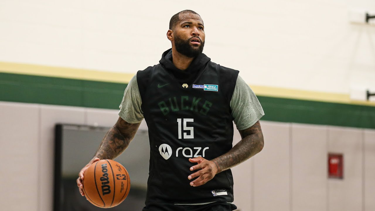 Exclusive: DeMarcus Cousins On Why He Joined The Milwaukee Bucks | Inside Boogie's First Practice background