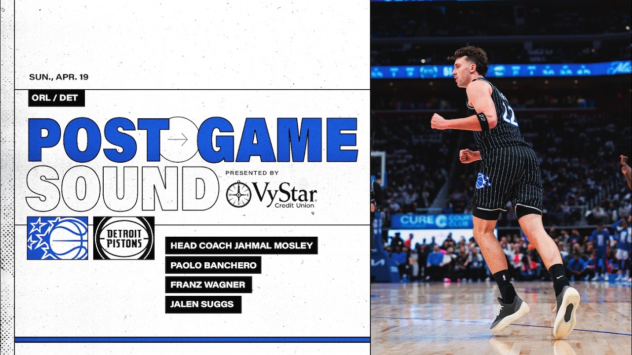 POSTGAME SOUND: ORLANDO MAGIC VS. DETROIT PISTONS | COACH MOSE, JALEN SUGGS & PAOLO BANCHERO